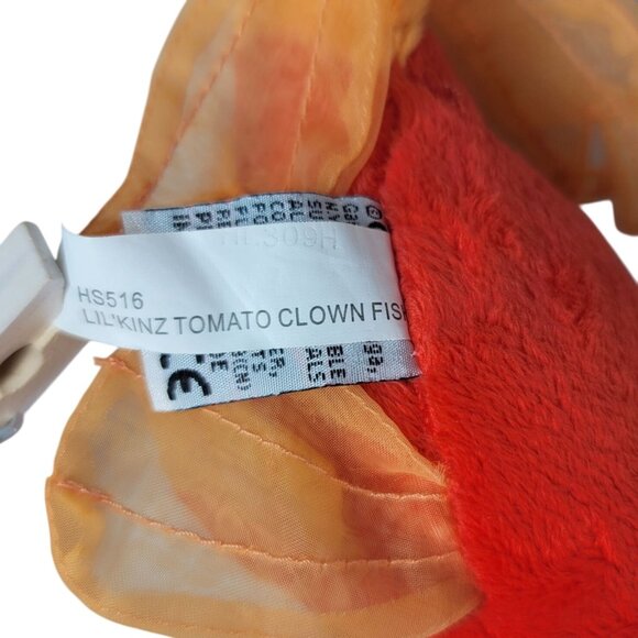 2/$15 Webkinz Lil'kinz Orange Tomato Clown Fish Plush Tail No Codes Ganz HS516 - Picture 9 of 10